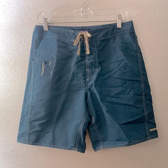 PATAGONIA minimalist board shorts button/tie fly zip pocket men’s sz 31 - Picture 1 of 11